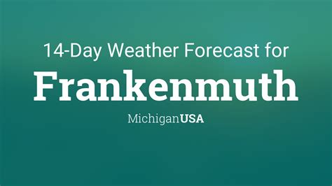 Frankenmuth, Michigan, USA 14 day weather forecast