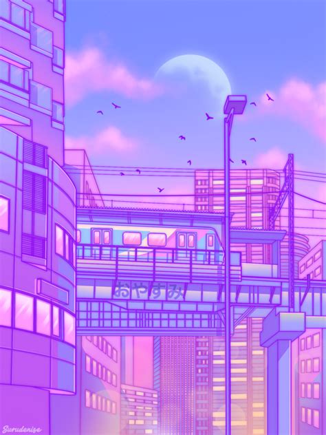 Pin by Cosmôs on Backgrounds | Anime scenery wallpaper, Anime city aesthetic, Aesthetic pastel ...