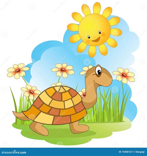 Walking Turtle. Royalty Free Stock Photography - Image: 19408127