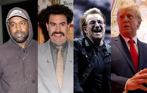 Watch Borat roast Kanye West, Donald Trump and U2 at Kennedy Center Honors event