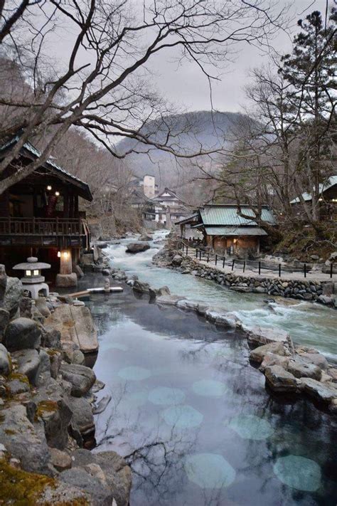 Onsen in Gunma, Japan ️ | Japanese hot springs, Beautiful places, Japanese travel