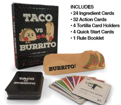 Taco vs Burrito - The Wildly Popular Surprisingly Strategic Card Game ...