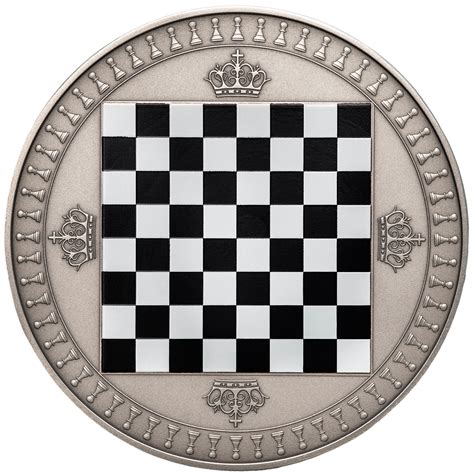 Forget a coin about chess when you can have chess on a coin! Art Mint ...