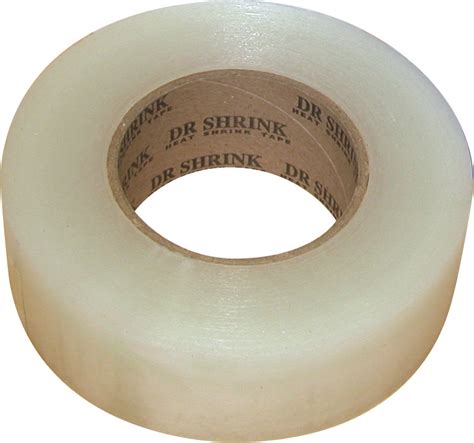 2 Inch White, Blue or Clear Heat Shrink Tape