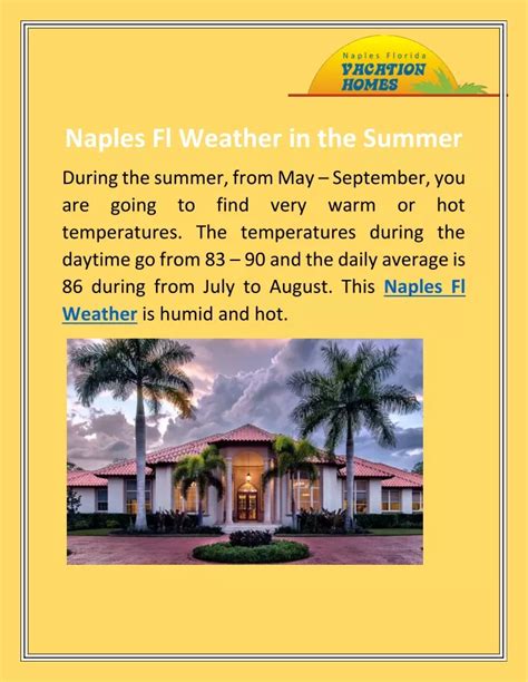 PPT - Weather Naples FL Temperature in Naples Florida PowerPoint ...