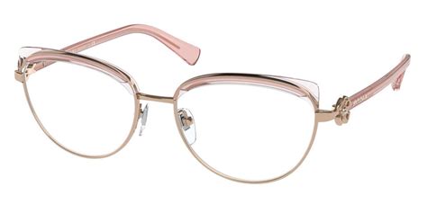 Bvlgari BV2233B 2023 Eyeglasses in Rose Gold Crystal | SmartBuyGlasses USA