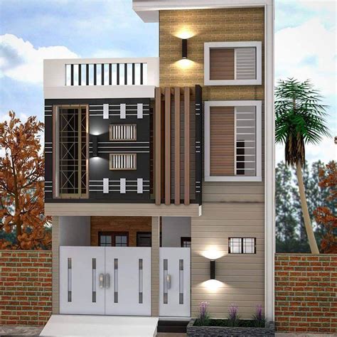 Amazing Exterior House Design To see more Read it👇 | Small house front design, Small house ...