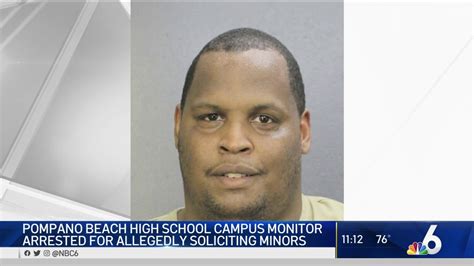 Pompano Beach High School Campus Monitor Arrested for Allegedly Soliciting Minors – NBC 6 South ...