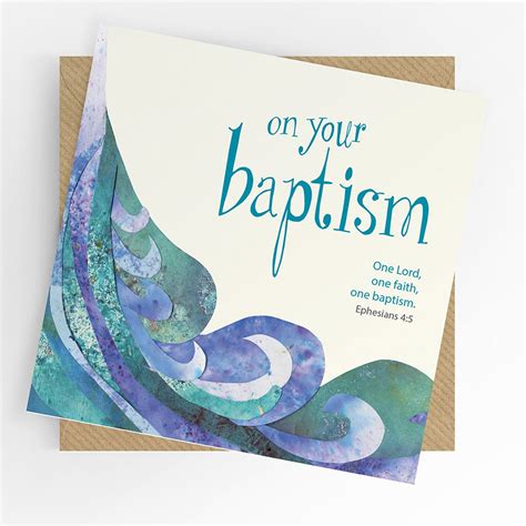 Adult Baptism Card Baptism Card on Your Baptism Baptism Day - Etsy UK