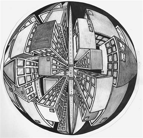 5 pt perspective | Art Perspective in 2019 | Perspective building drawing, Linear perspective ...