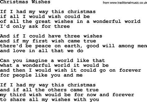 Christmas Wishes, by The Byrds - lyrics with pdf