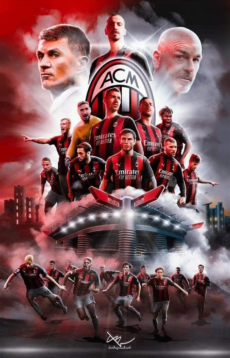 Pin auf Forza rossoneri | Fussball, Ac milano