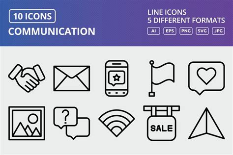 Vector Communication Icon Set (2169753)