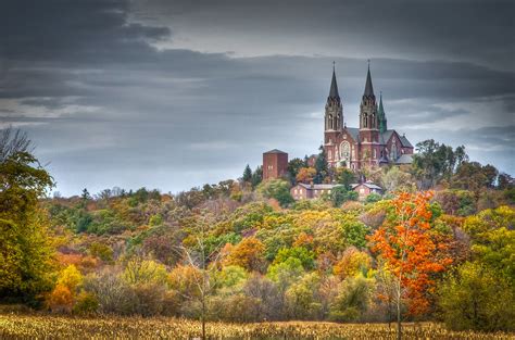 Fall at Holy Hill | Holy Hill Basilica in Hubertus, WI. | Rolour Garcia ...