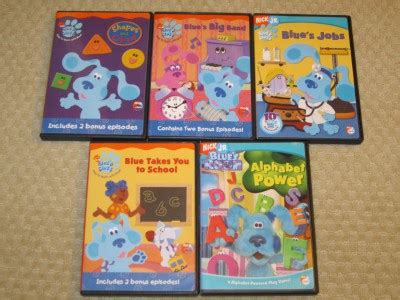 Lot of 5 Blue's Clues DVD'S Nick Jr. | eBay