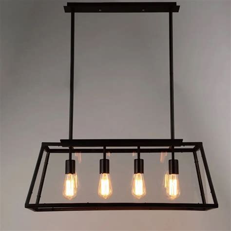 black vintage industrial pendant light loft style lights Creative ...