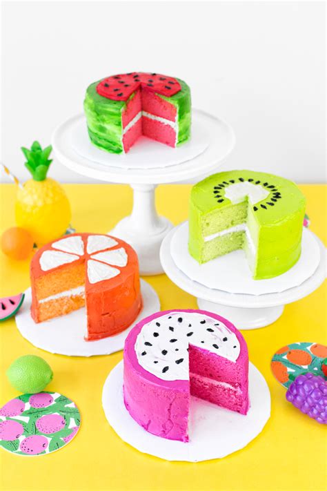 Fruit Slice Cakes - Studio DIY