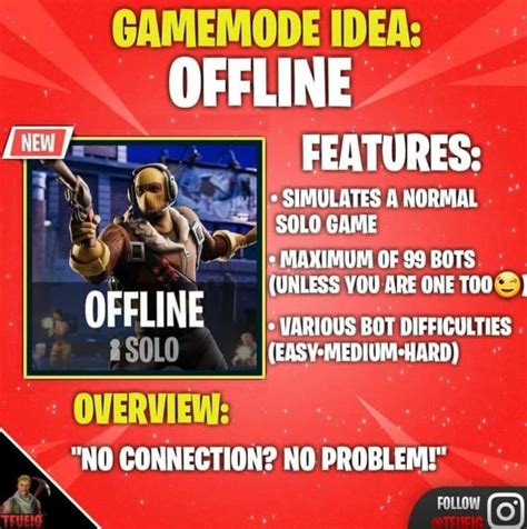 Fortnite Offline Mode : FortNiteBR