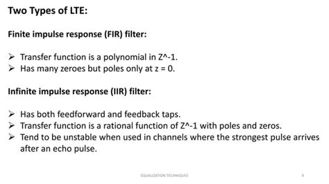 Equalization techniques | PPT