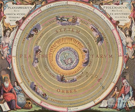 Ptolemaic Universe, 1660 Photograph by Granger