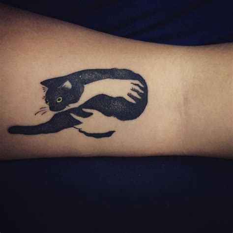 Black cat tattoo design ideas 15 | Black cat tattoos, Cat tattoo designs, Kitten tattoo