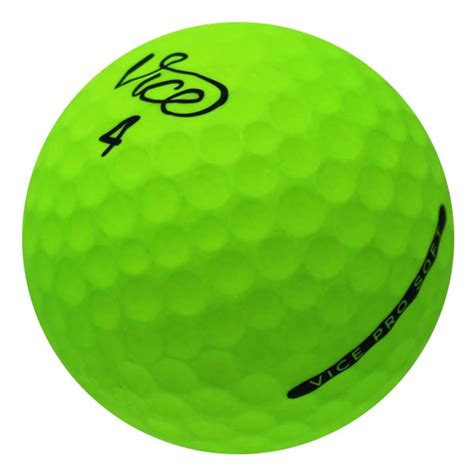 Vice Pro Soft Lime Green Golf Balls | Lostgolfballs.com