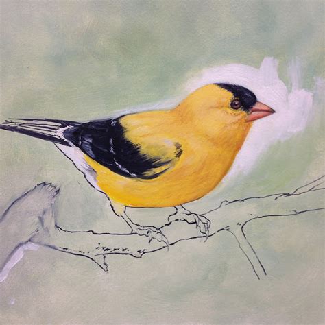 The Goldfinch Painting at PaintingValley.com | Explore collection of The Goldfinch Painting