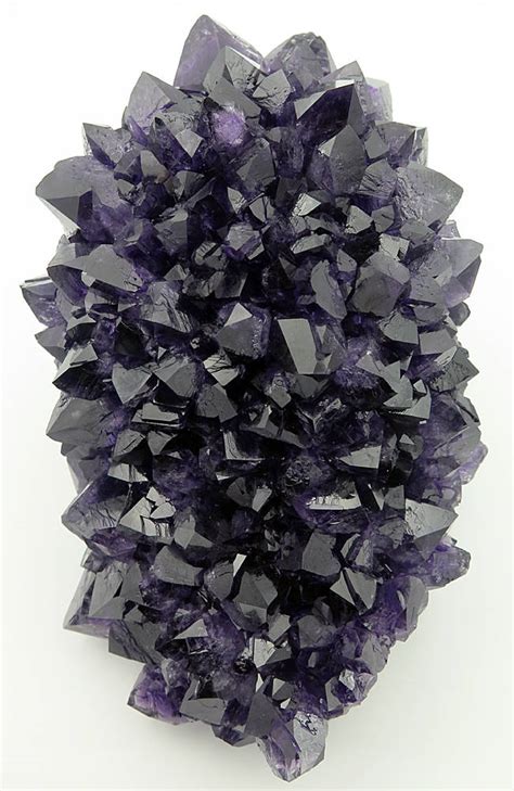 Large 3 pound 12.8 ounce Black Amethyst Crystal, Uruguay. Above Excellent.