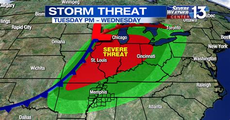 WATCH: Strong storms to move through the Mid-South by midweek | Weather ...