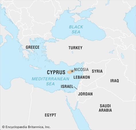 Cyprus on world map: surrounding countries and location on Southern Europe map