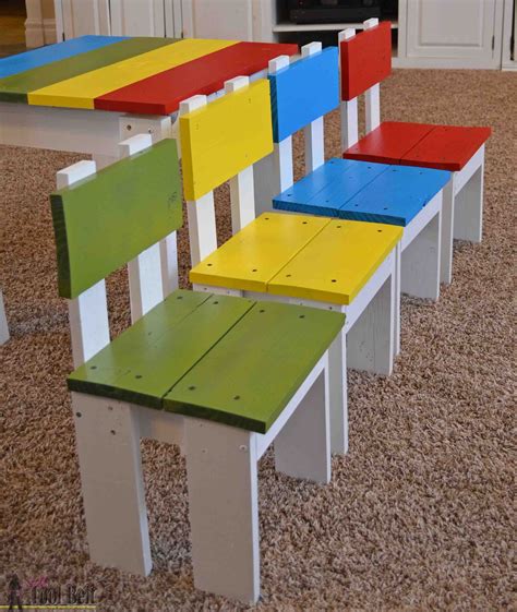 Simple Kid's Table and Chair Set - Her Tool Belt | Pallet projects furniture, Diy pallet ...