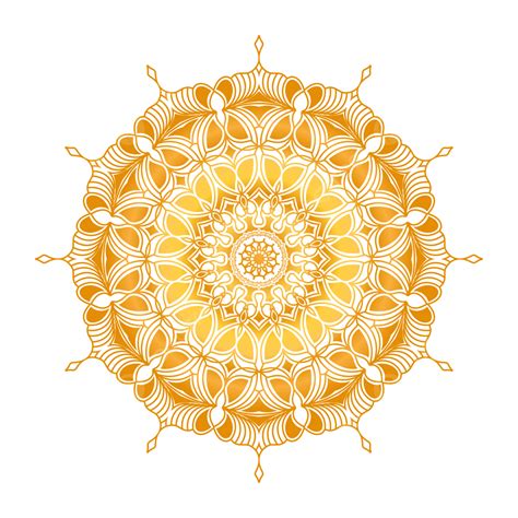Luxus Mandala Goldenen Transparenten Hintergrund Im Islamischen Vektor, Mandala, Luxus Mandala ...