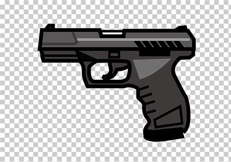 Pistola negra, arma de pistola de arma de fuego emoji, pistola de mano ...