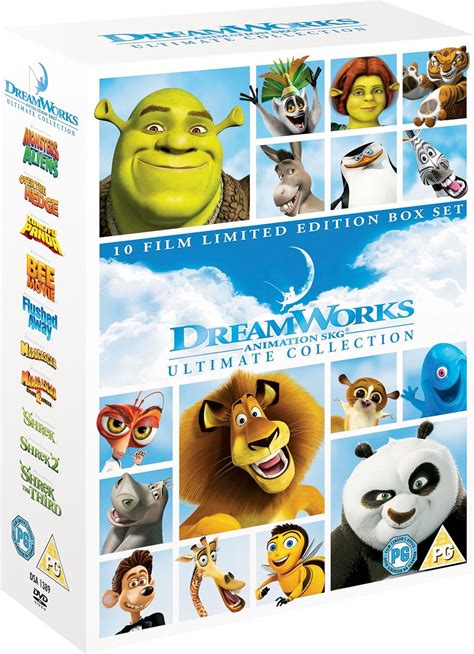 Amazon.com: DreamWorks Animation Collection (10 Disc Box Set) [DVD ...