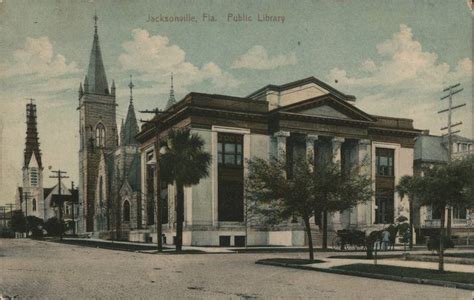 Public Library Jacksonville, FL Postcard