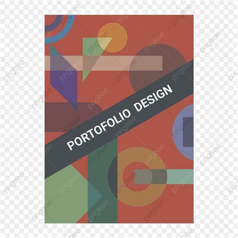 Abstract Art Design Portfolio Cover Or Background Template Download on ...