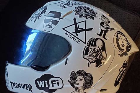 How To Put Stickers On A Motorcycle Helmet | Reviewmotors.co