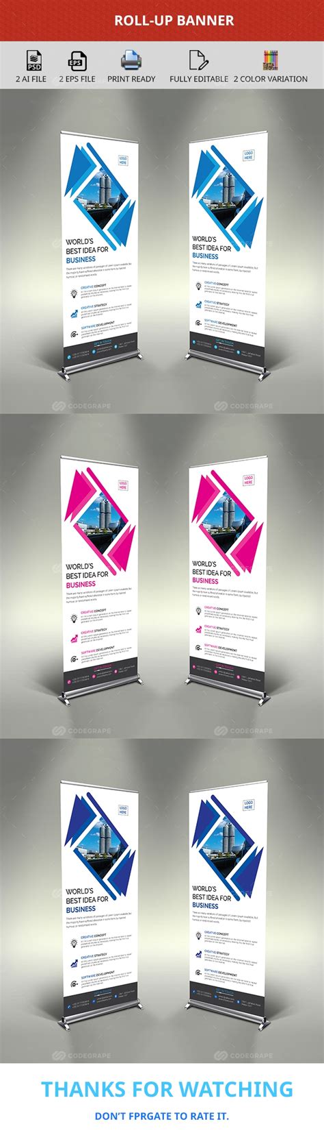 Creative Roll Up Banner - Prints | CodeGrape