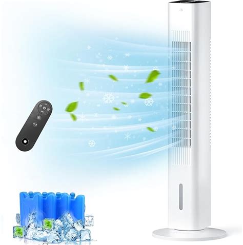 Amazon.com: Cozzyben Air Conditioner no Window 35" Ice Tower Fan Blow Cold Air Ductless ...