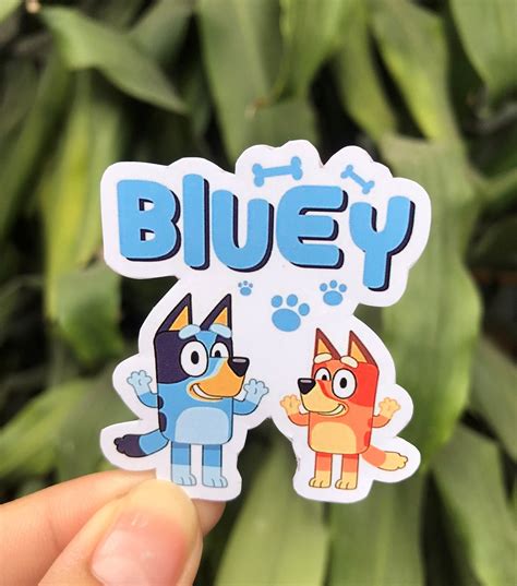 Bluey Vinyl Decal Sticker Bluey Funny Bluey Sticker for - Etsy