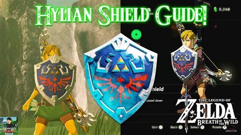 Zelda Breath of the Wild - How To Get The HYLIAN SHIELD! (Complete ...