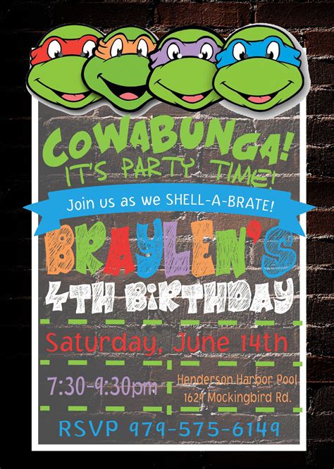 Tmnt Birthday, Ninja Turtles Birthday Party, Tmnt Party, Ninja Turtle Party, Bday Party ...