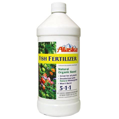 ALASKA FISH FERTILIZER FOR PLANTS 32 oz - OMRI Organic Emulsion Nutrient 32 oz. | eBay