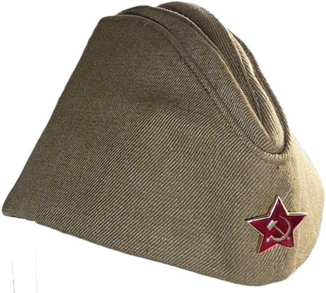 Amazon.com: Russian Army Pilotka Garrison Cap 62 Soviet Green Star: Clothing | Garrison cap ...