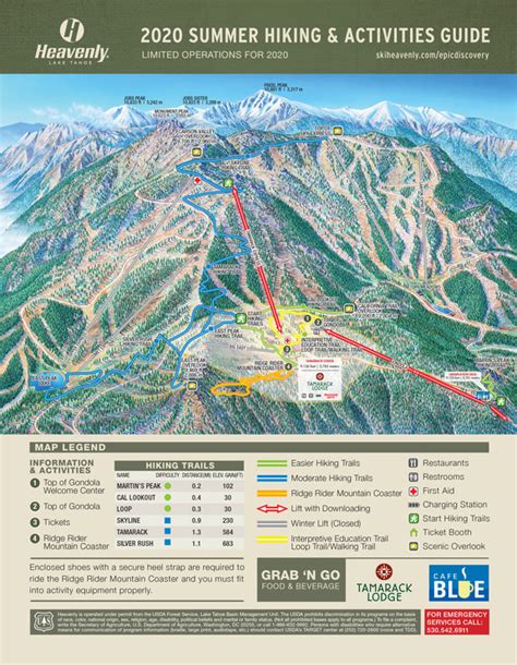 Heavenly Trail Maps | Ski Map of Heavenly | Ski.com