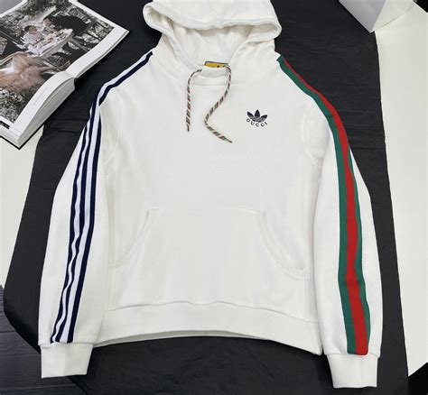 Adidas x Gucci cotton White sweatshirt – billionairemart