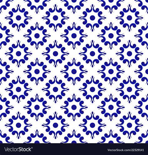 China blue and white pattern Royalty Free Vector Image