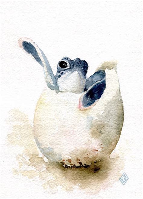 Hatchling - 5x7 inches : r/Watercolor