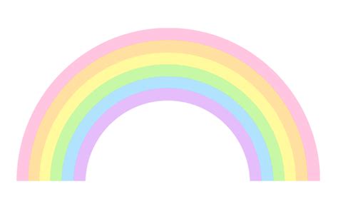 Pastel Rainbow Clipart | Pastel rainbow, Rainbow cartoon, Rainbow clipart