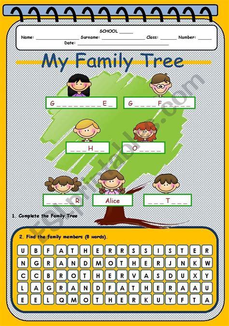 Family Tree Grade 1